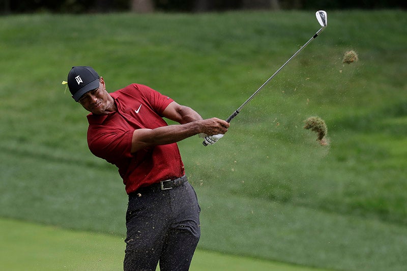 Tiger Woods durante un torneo 