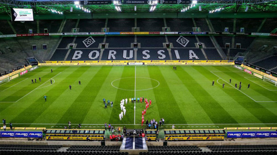 Estadio del Borussia Monchengladbach sin afición
