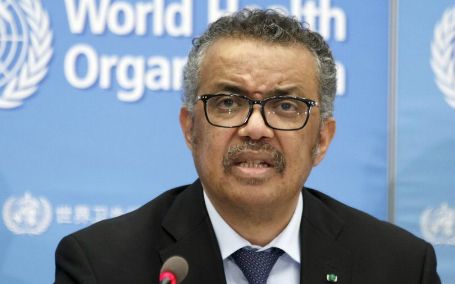  Tedros Adhanom Ghebreyesus,en conferencia de prensa