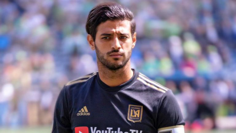 Carlos Vela en partido con LAFC 