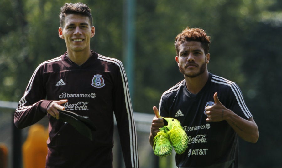 Moreno con Jona en concentración de la Selección Mexicana 