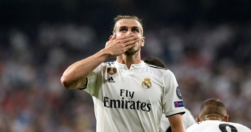 Bale durante un compromiso con el Real Madrid 