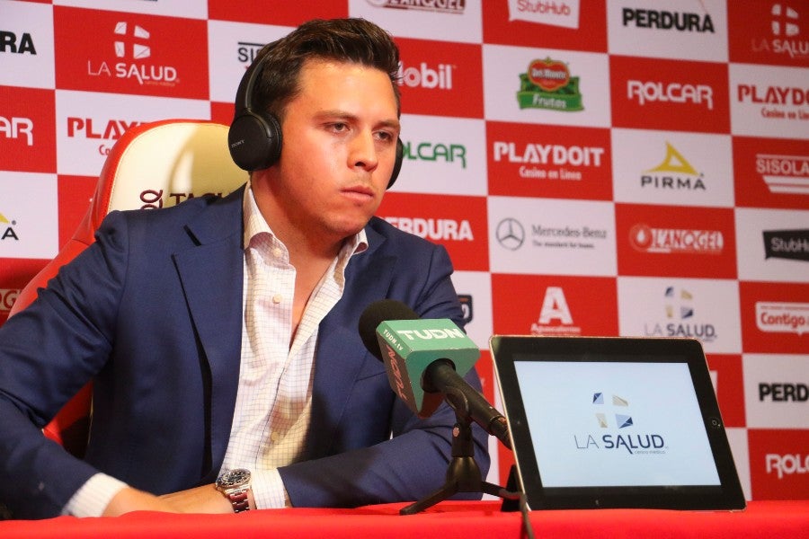 Santiago San Román Director Deportivo del Necaxa