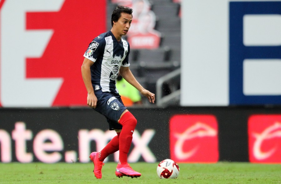 Daniel Parra durante un partido con Monterrey
