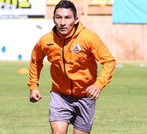 Villaluz en el entrenamiento de los oaxaqueños 