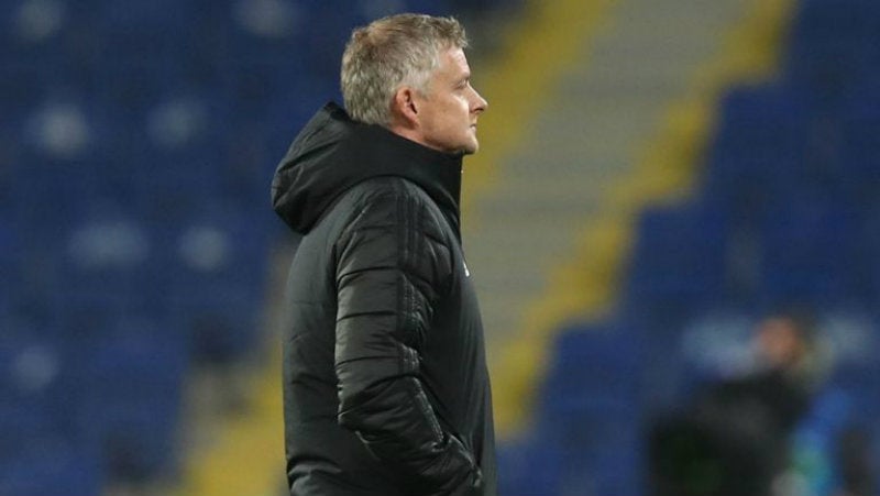 Solskjaer en juego del Manchester United