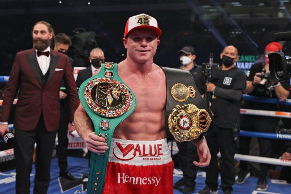 Saúl 'Canelo' Álvarez tras vencer a Smith