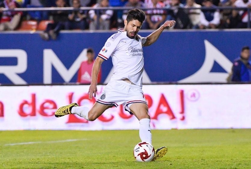 Oribe en el partido vs San Luis 