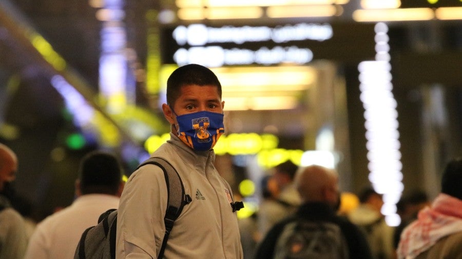 Tigres saliendo de Qatar