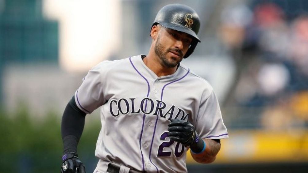 Ian Desmond en un juego con Colorado 