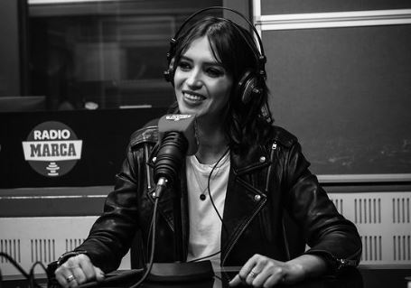 Sara Carbonero, en una emisión de Radio Marca