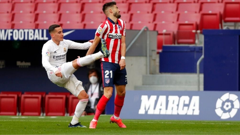 Lucas Vázquez en el partido