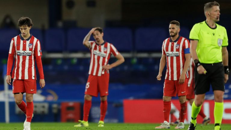 Jugadores del Atlético lamentan la eliminación vs Chelsea