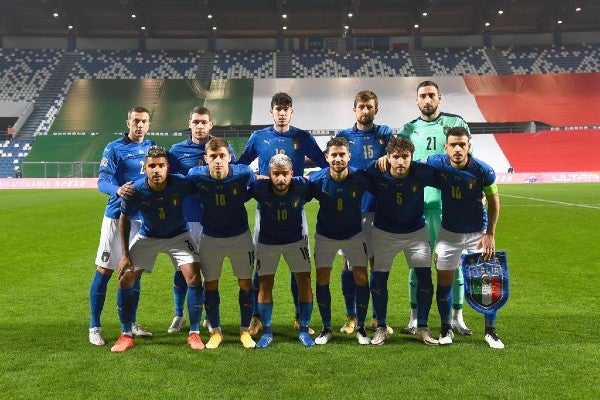 Selección de Italia previo a partido