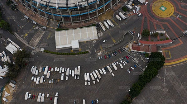 El estacionamiento del Coloso de Santa Úrsula