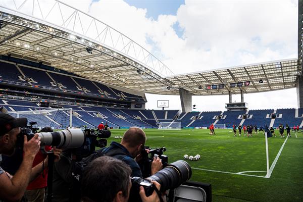 Vista por dentro del Estadio do Dragão