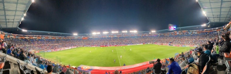 Estadio Hidalgo en el Pachuca vs Cruz Azul