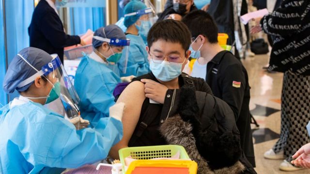 Vacunación en China