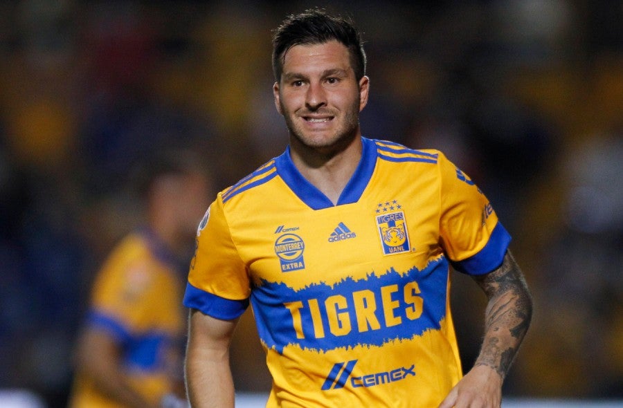 Gignac, durante un partido de Tigres