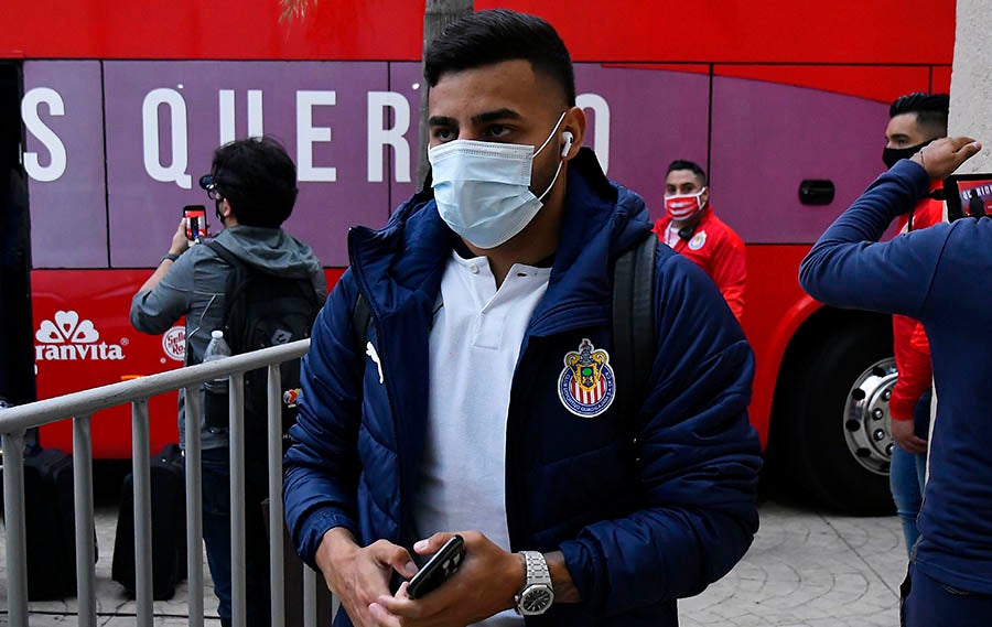 Alexis Vega previo a juego de Chivas