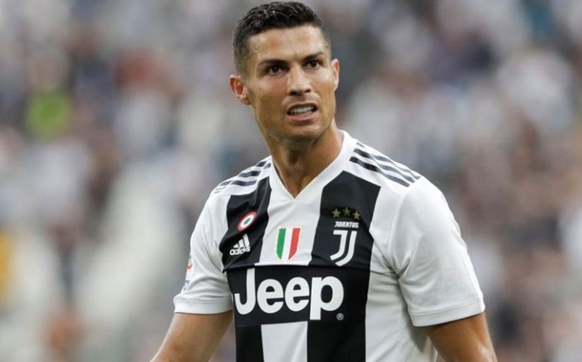 Cristiano Ronaldo en un partido con la Juventus