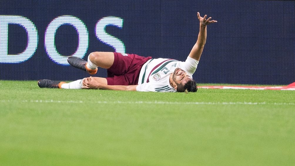 Araujo sufrió una lesión en el 2018