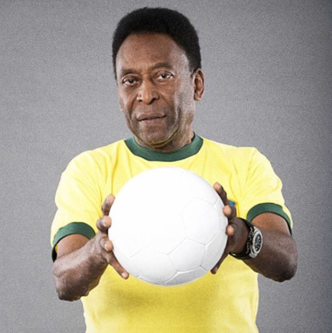 Pelé, exjugador brasileño
