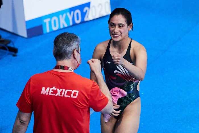 Gabriela Agúndez en acción en Tokio 2020