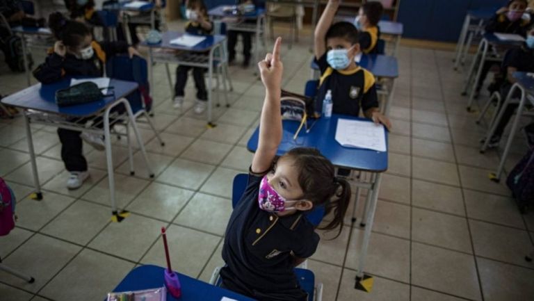 Alumnos en un aula de México