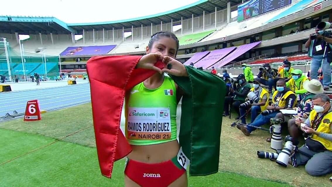 Sofía Ramos, feliz tras lograr la victoria en 10 KM