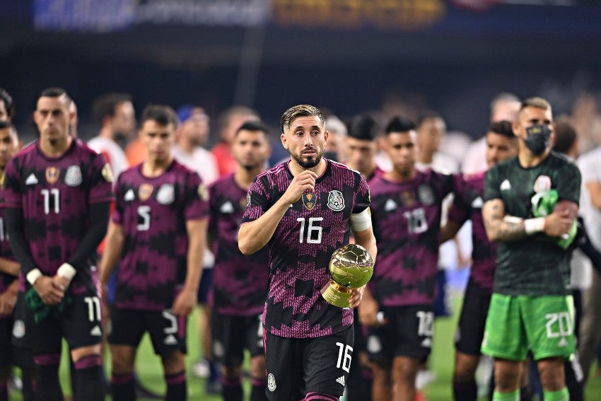 Héctor Herrera tras haber caído ante Estados Unidos en la Final de la Copa Oro