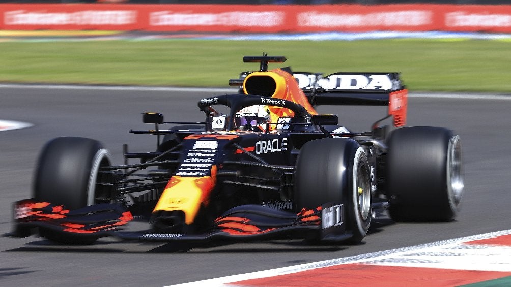 Max Verstappen durante las prácticas en GP de México