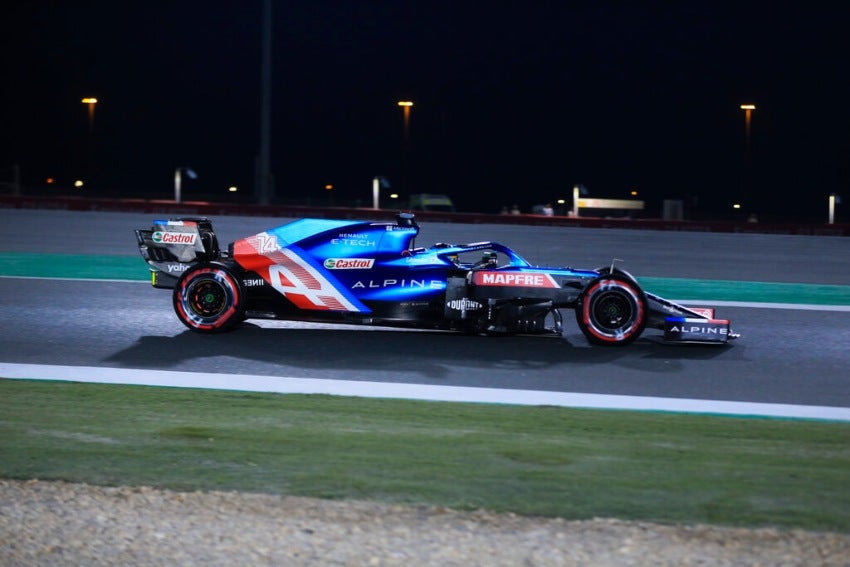 Fernando Alonso en el GP de Qatar