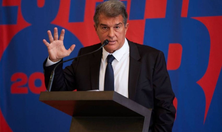 Joan Laporta, presidente del Barcelona