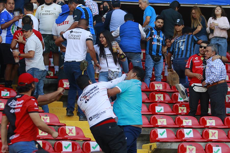 Incidentes en el Querétaro vs Atlas