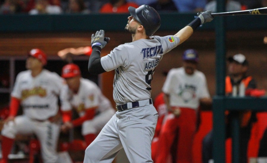 Eric Aguilera da de hit en juego de Tigres ante Diablos Rojos