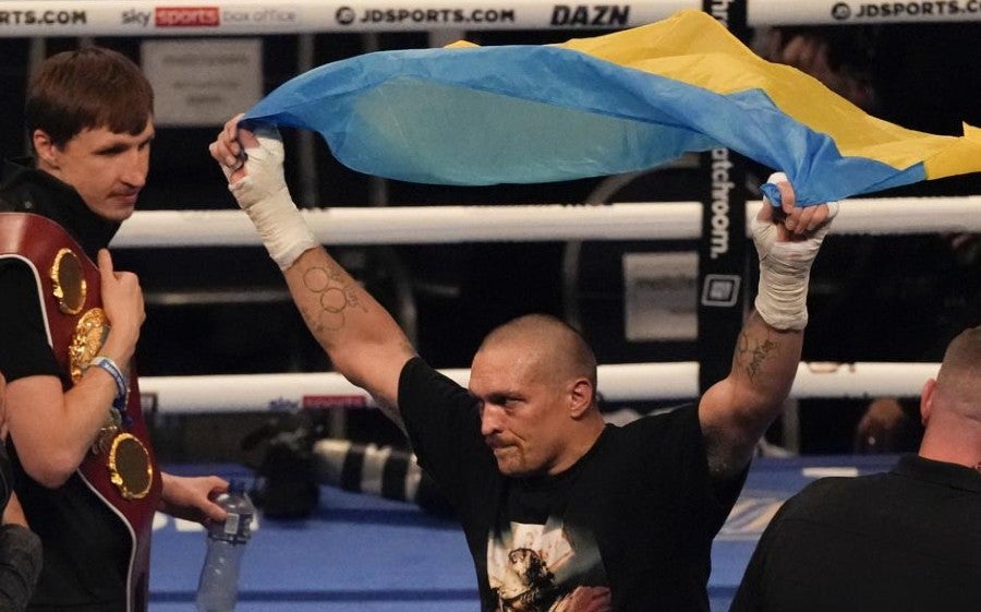 Aleksander Usyk tras victoria