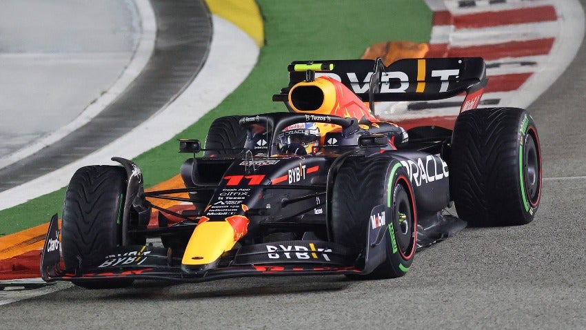 Checo Pérez en el GP de Singapur