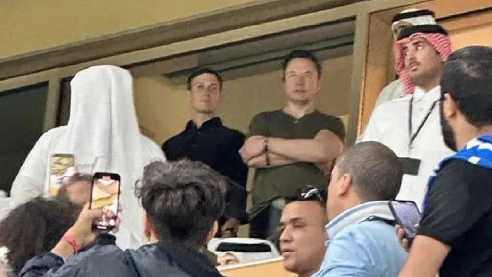 Elon Musk, presente en la Gran Final, junto a Jared Kushner