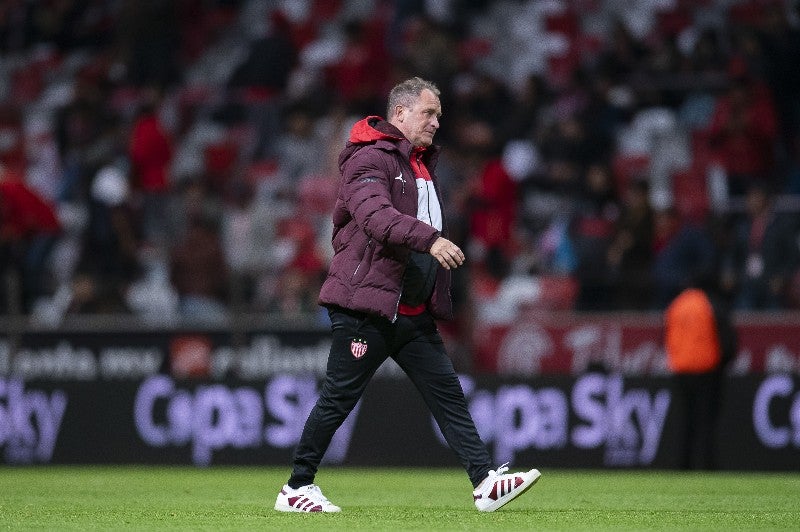 Andrés Lillini con Necaxa