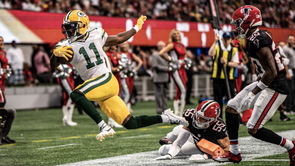 Imágenes del duelo entre Packers y Falcons