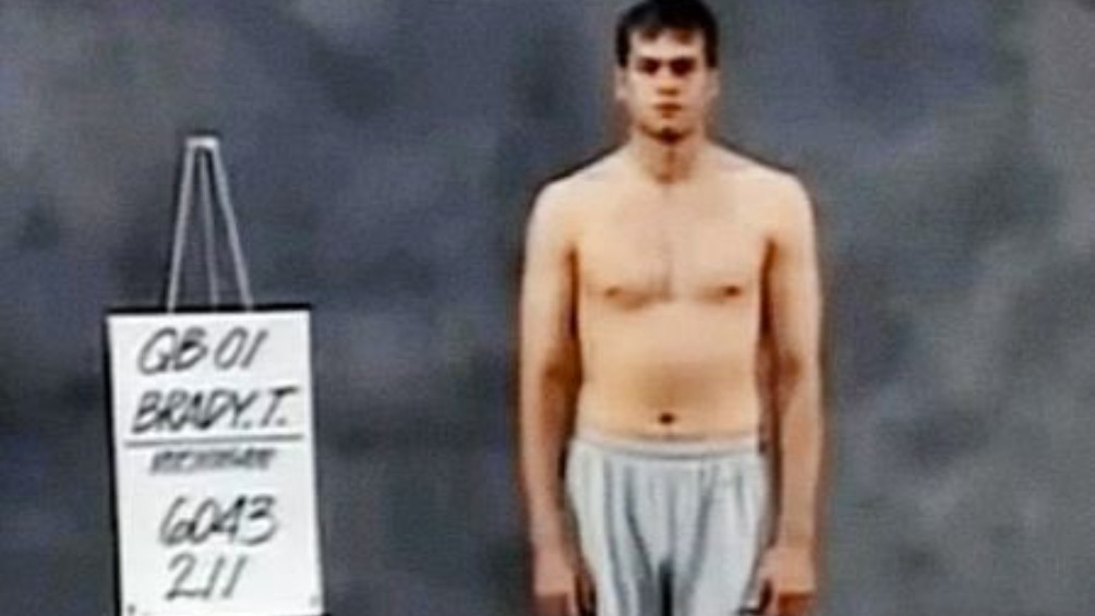 Tom Brady en el NFL Combine en el año 2000