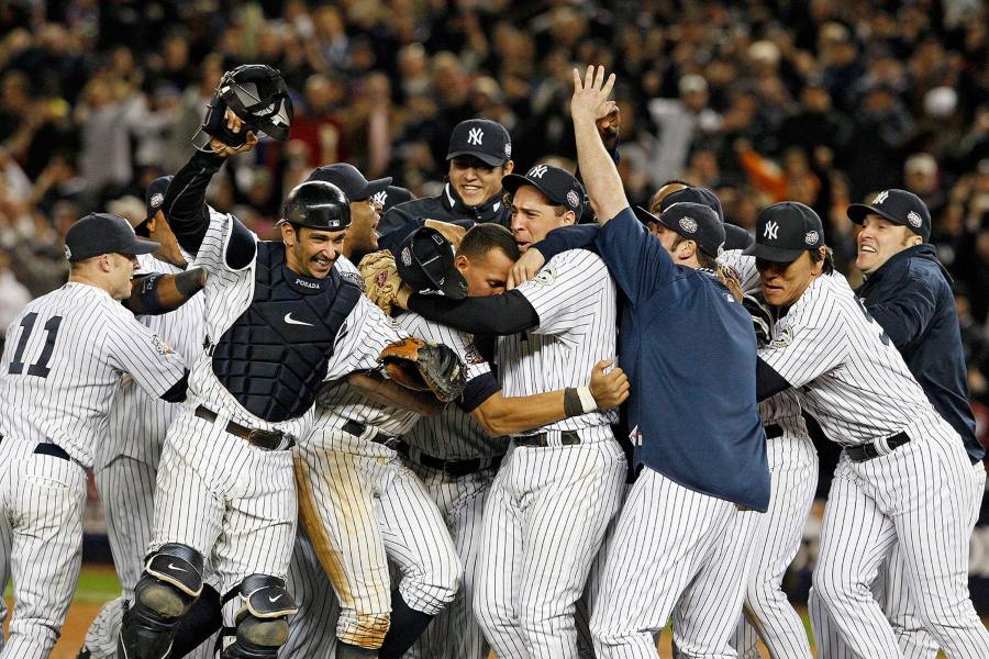 Yankees tras ganar la Serie Mundial de 2009