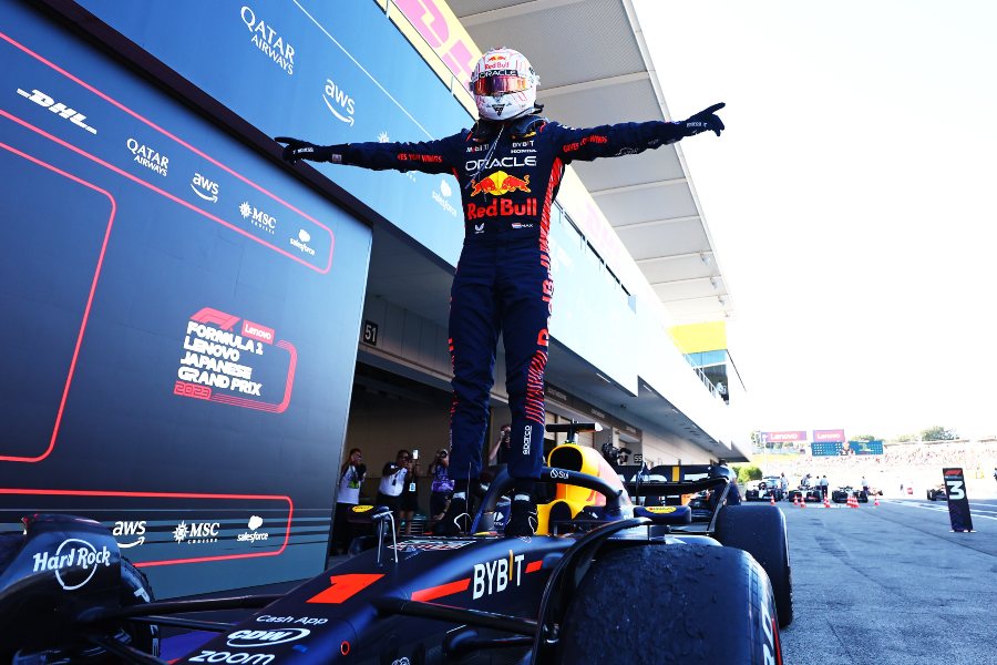 Max Verstappen en el GP de Japón 2023