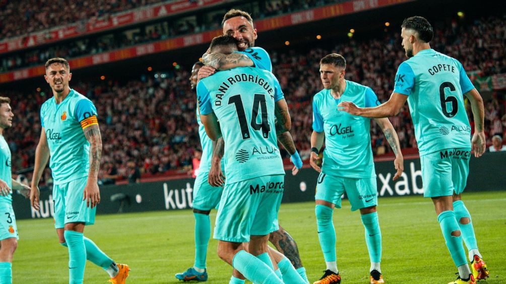 Mallorca celebra el gol ante el Athletic