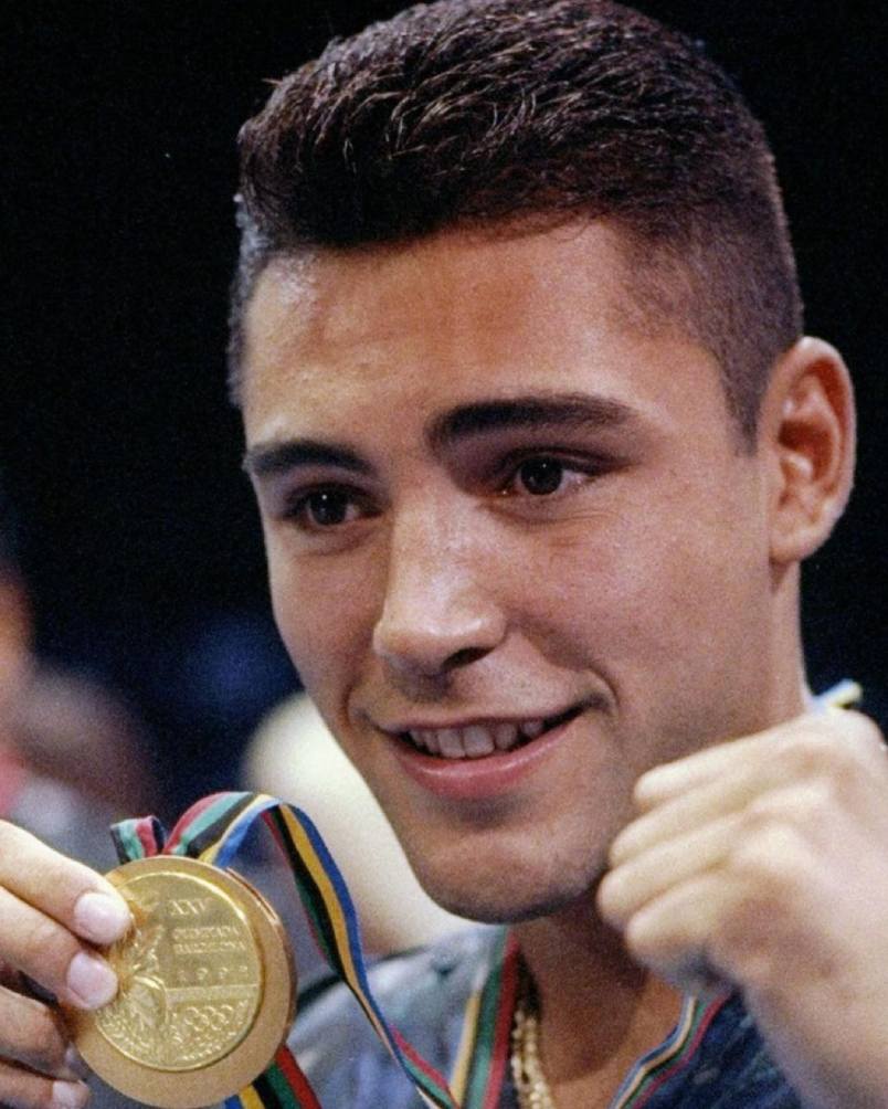 De la Hoya ganó el oro olímpico en Barcelona 1992