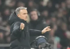 Luis Enrique celebra el derbi entre PSG y Paris FC Luis Enrique celebra el derbi entre PSG y Paris FC