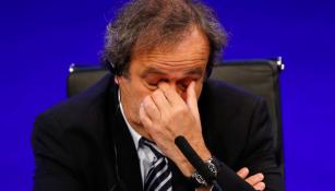 Platini, en una conferenia de prensa