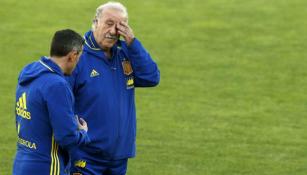 Del Bosque en práctica de España