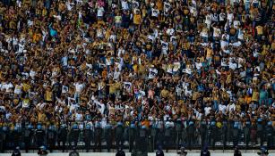 Afición de Pumas durante el partido